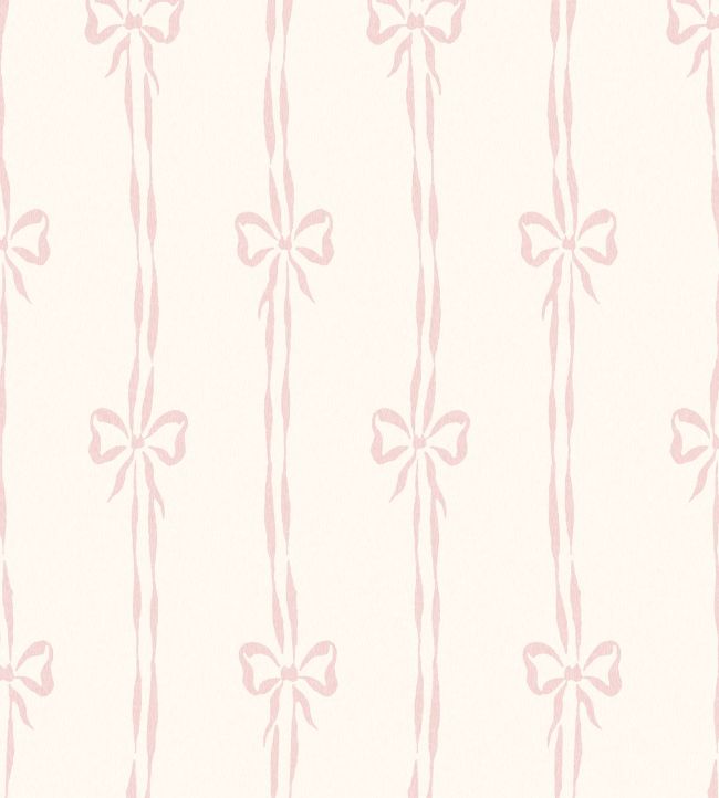 Bow Peep Wallpaper by Woodchip & Magnolia Pink Cloud