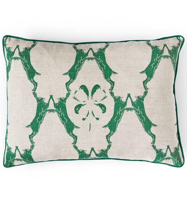 Boxing Hares Cushion 40 x 60cm by Barneby Gates Green