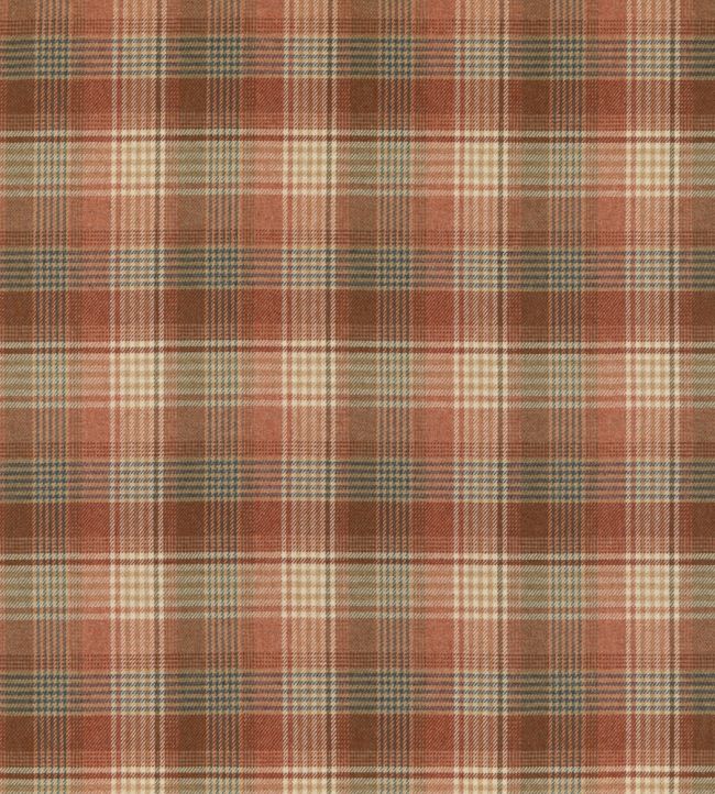 Braemar Fabric by Mulberry Home Russet