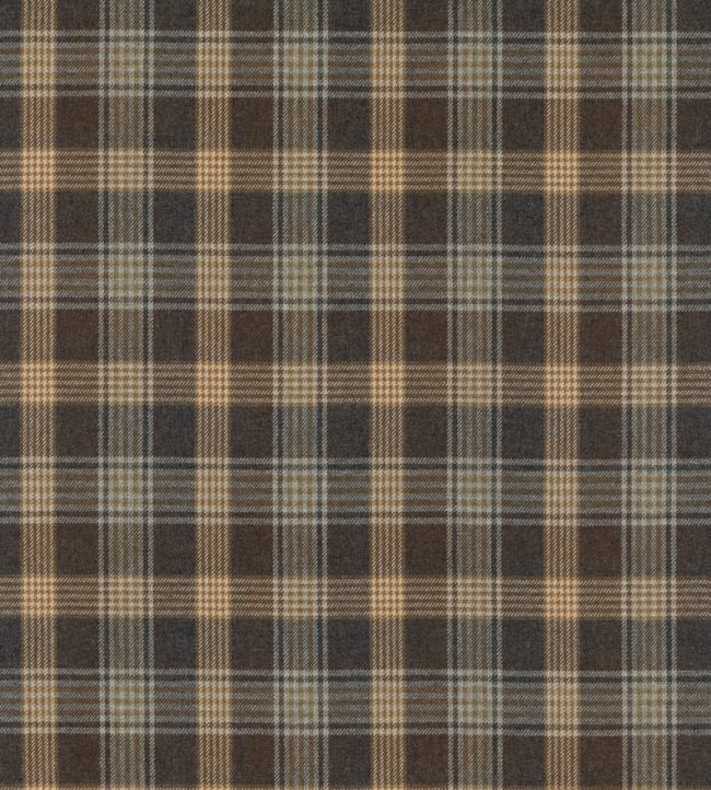 Braemar Fabric by Mulberry Home Woodsmoke
