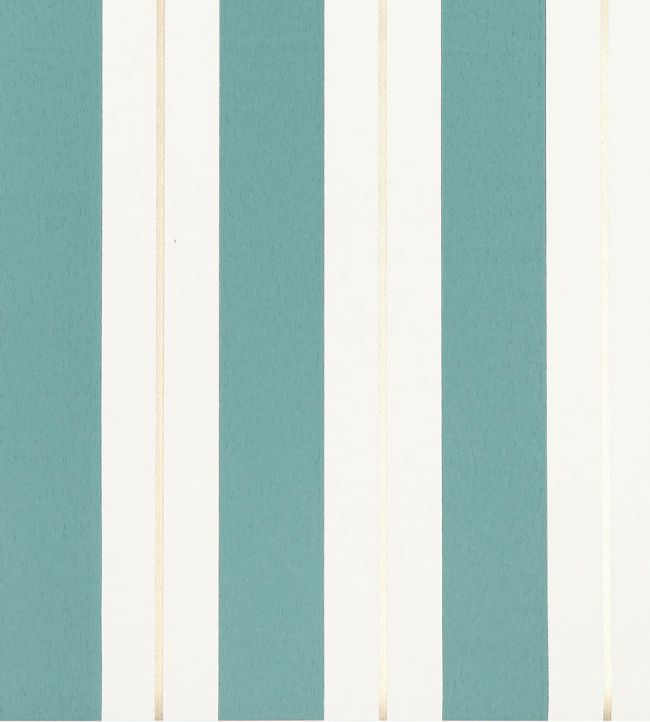 Bramante Stripe Wallpaper by Osborne & Little Teal