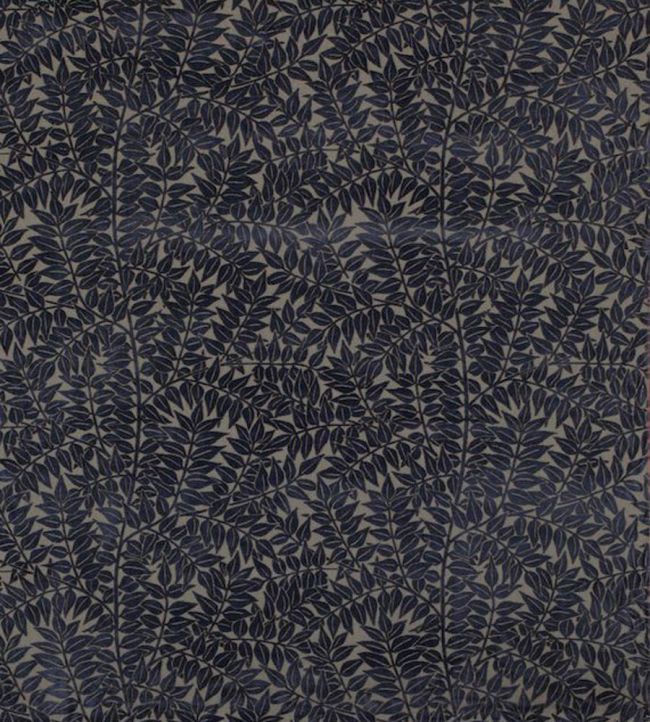 Branch Fabric by Morris & Co Indigo/Vellum