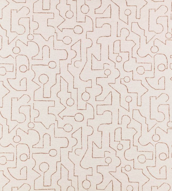 Braque Fabric by Zinc Cognac