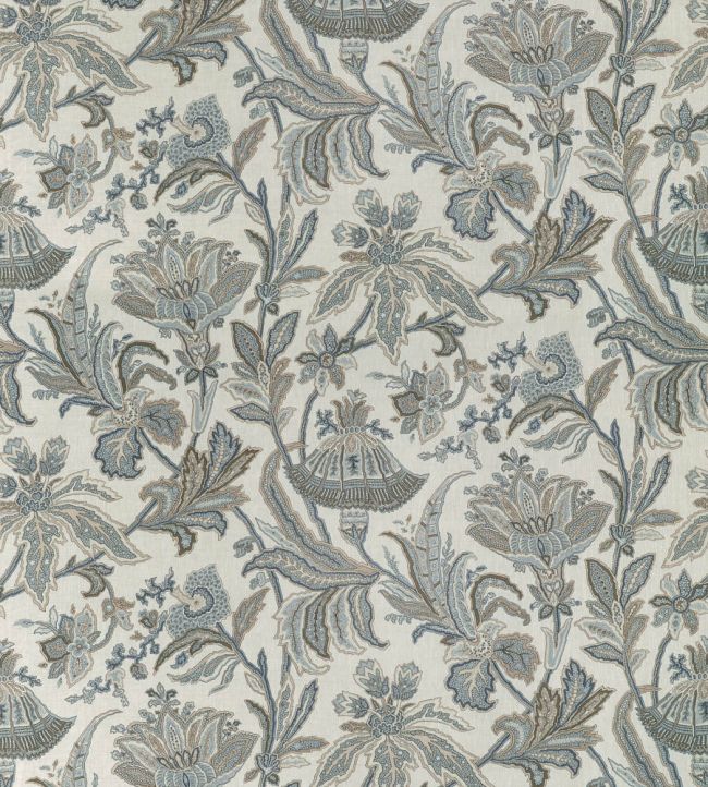 Breckenridge Fabric by Thibaut Grey and Beige