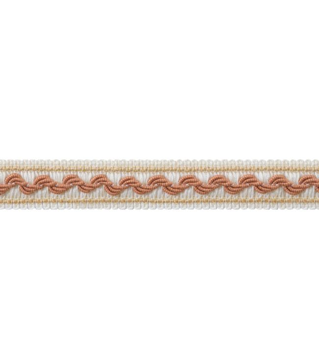 Bree Tape Trimming by Thibaut Paprika and Soft Gold