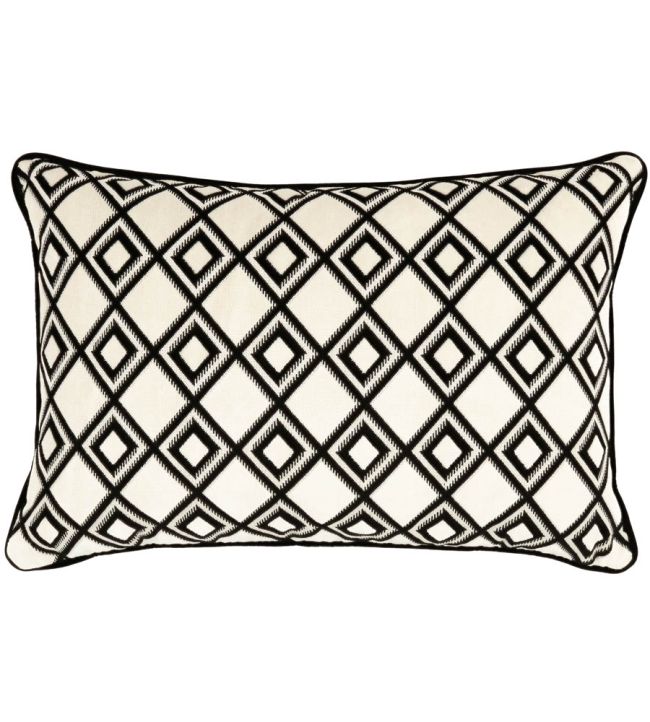 Brent Cushion 40 x 60cm by Kirkby Design Monochrome