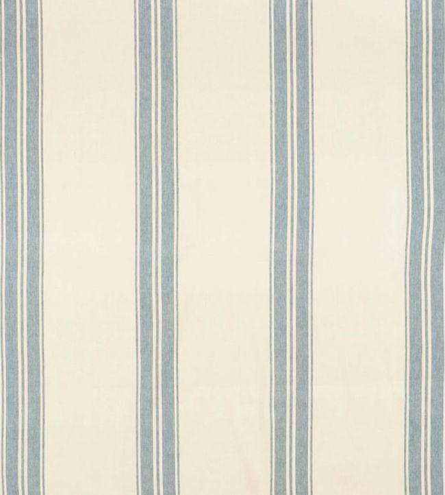 Brentwood Stripe Fabric by Schumacher China Blue