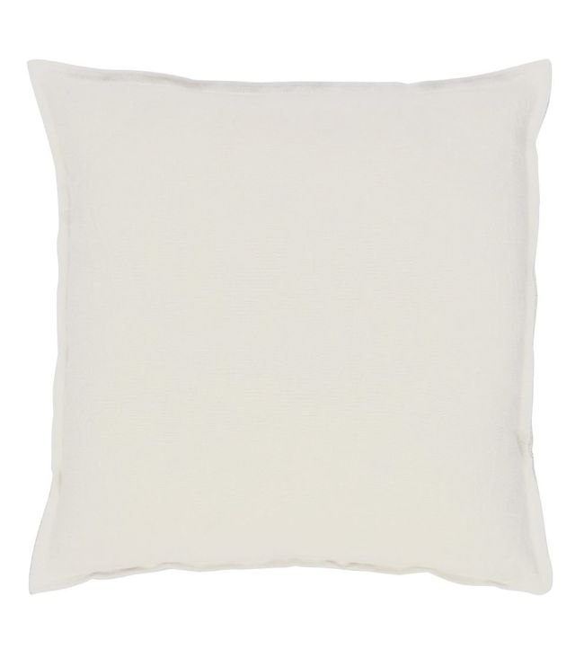 Brera Lino Cushion 45 x 45cm by Designers Guild Alabaster & Natural