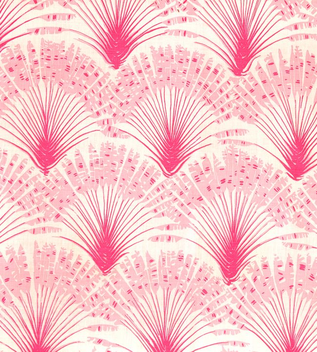 Brisa Fabric by Christopher Farr Cloth Hot Pink
