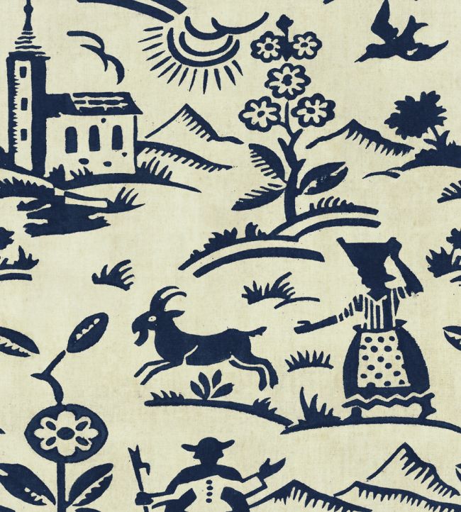 Brixen Wallpaper by MINDTHEGAP Blue