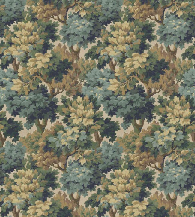 Broadhead Forest Wallpaper by Woodchip & Magnolia Lichen Green