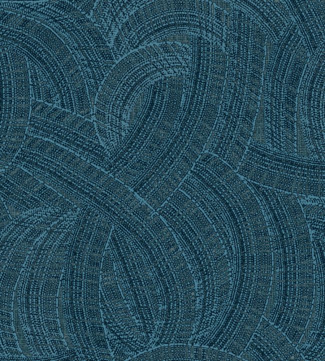 Brocade Fabric by Arley House Cyan