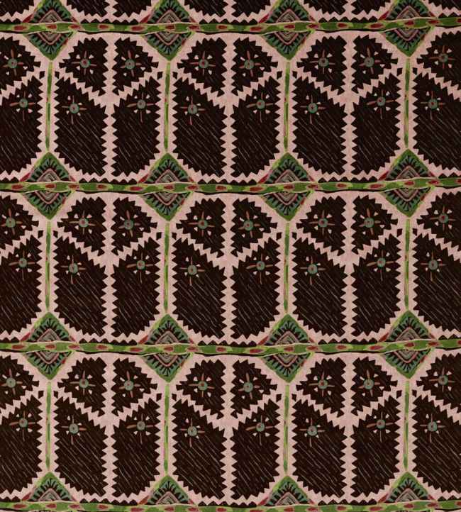 Brocha Fabric by Harlequin Blush/Charcoal