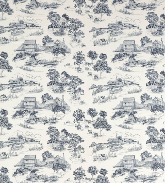 Brockhampton Estate Fabric by Sanderson Woad
