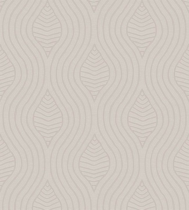 Brodelia Wallpaper by Casamance Grege