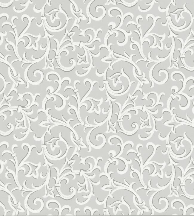 Brodsworth Wallpaper by 1838 Wallcoverings Grey