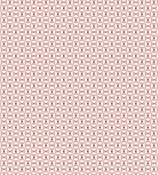 Broken Dishes Wallpaper by Ottoline Mulberry Pink