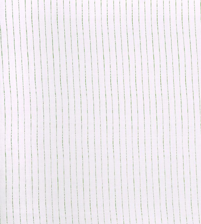 Broken Stripe Fabric by Christopher Farr Cloth Green