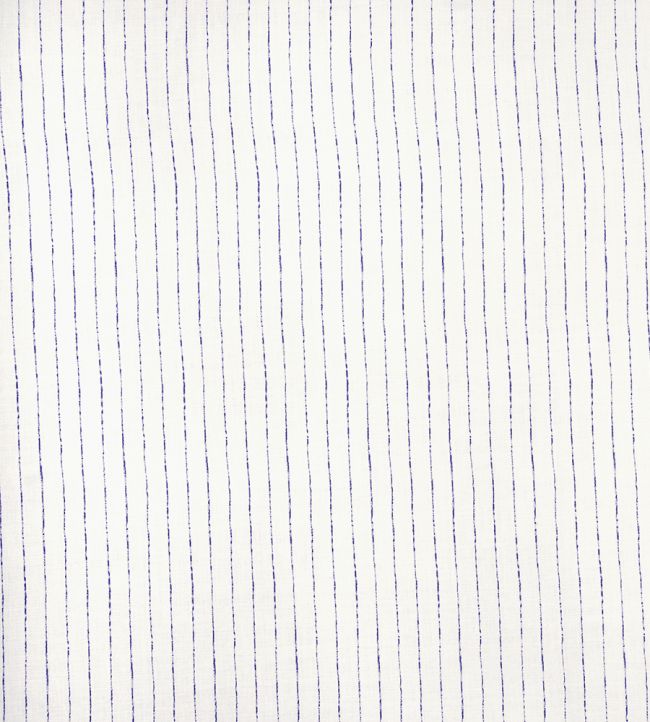 Broken Stripe Fabric by Christopher Farr Cloth Indigo