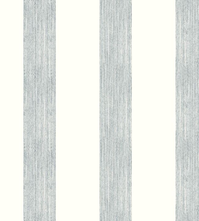 Brome Stripe Wallpaper by Christopher Farr Cloth Cobalt