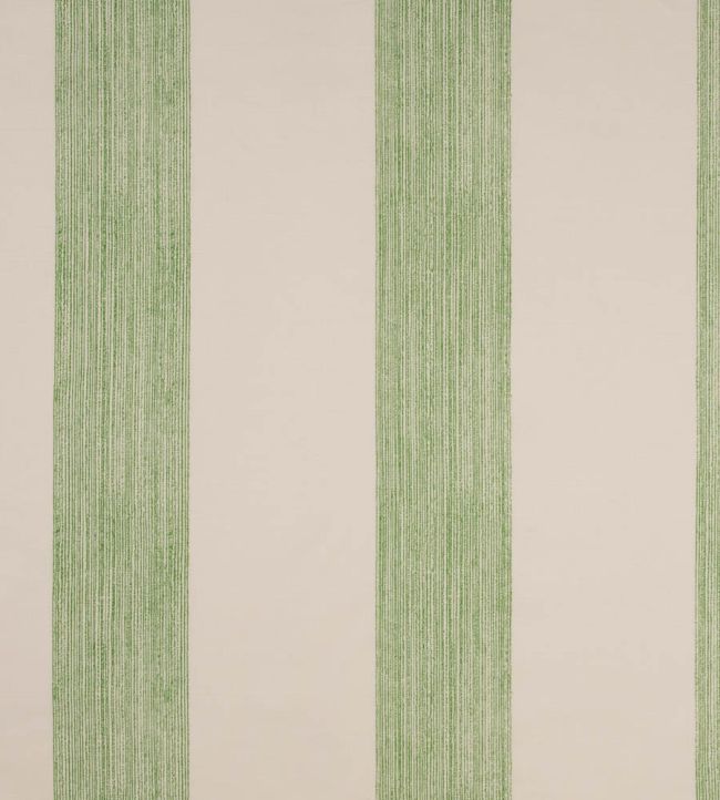 Brome Stripe Fabric by Christopher Farr Cloth Green