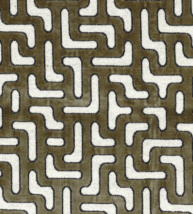 Bryce Fabric by Casamance Kaki