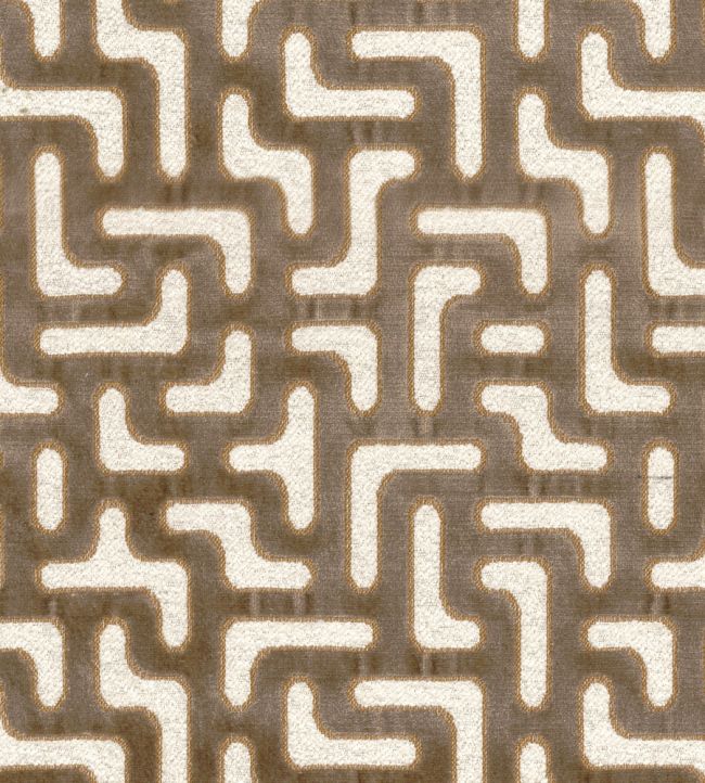 Bryce Fabric by Casamance Taupe