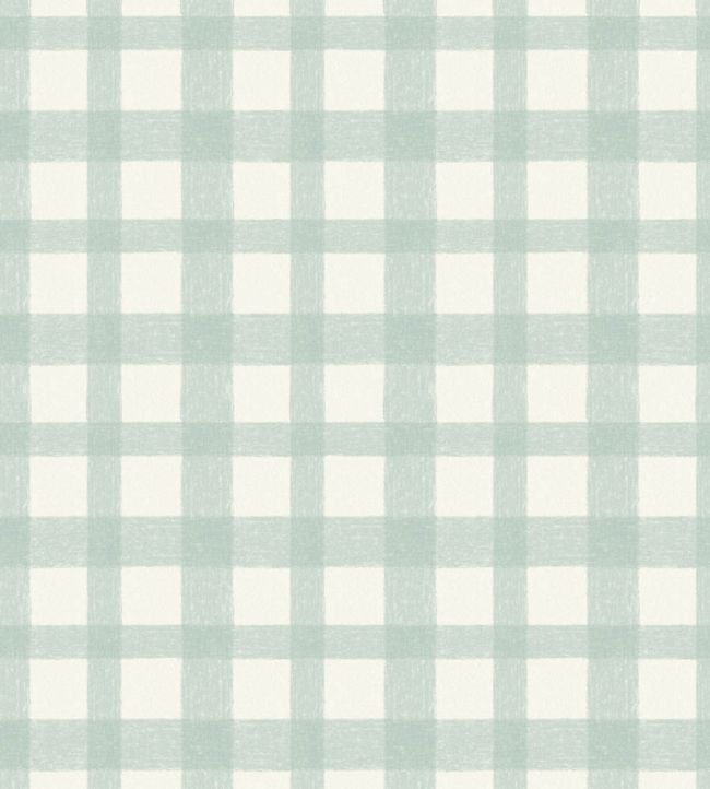 Buffalo Plaid Wallpaper by Woodchip & Magnolia Eau De Nil