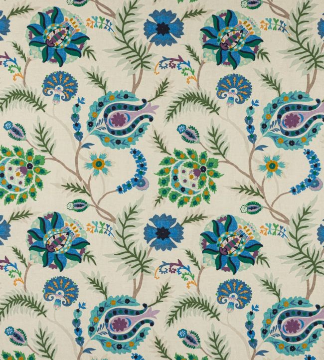 Bukhara Fabric by Jane Churchill Blue