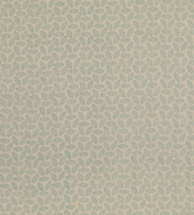 Bumble Bee Fabric by Baker Lifestyle Aqua