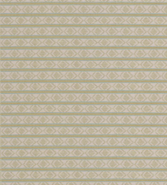 Burford Stripe Fabric by GP & J Baker Aqua/Green