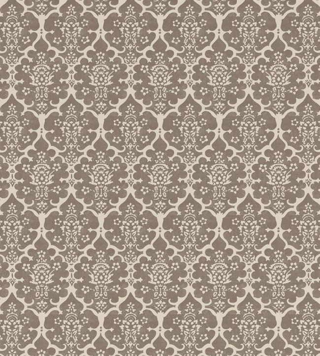 Burley Wallpaper by Schumacher Berber Brown