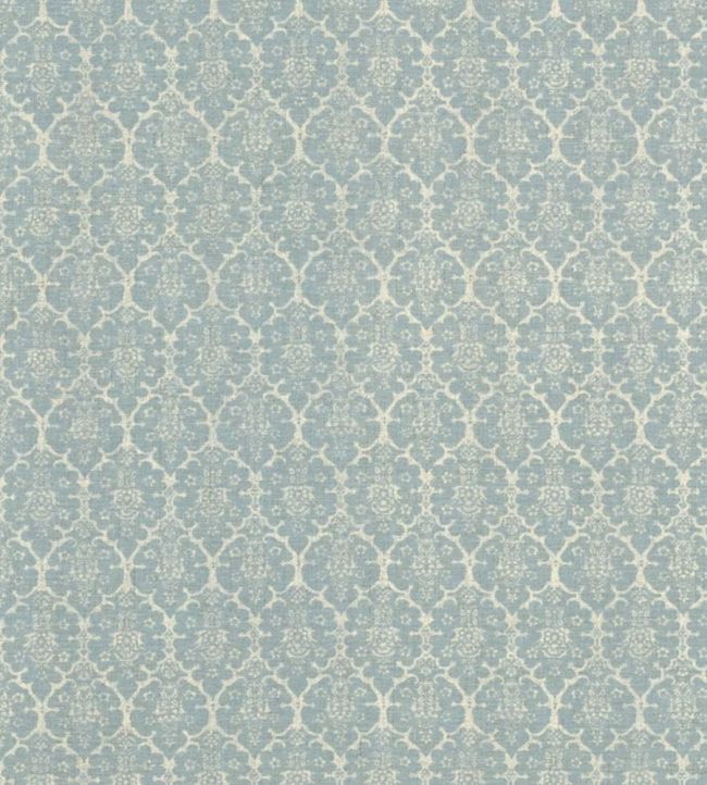 Burley Fabric by Schumacher Blue