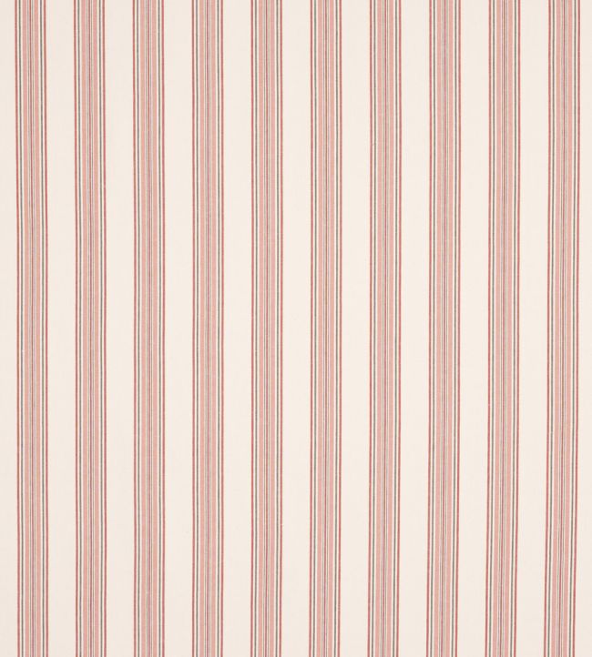 Burlow Stripe Fabric by Jane Churchill Red