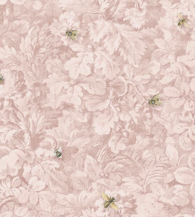 Busy Bee Wallpaper by Woodchip & Magnolia Blush
