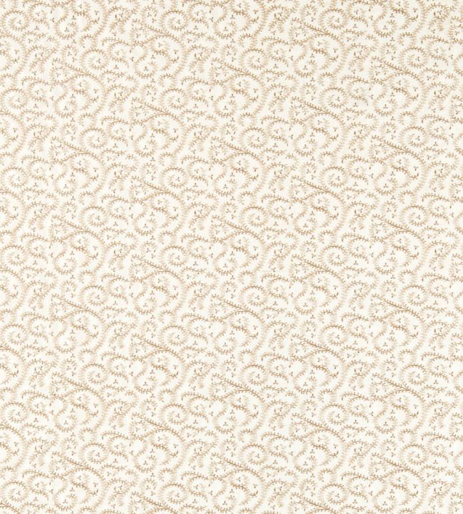 Buta Embroidery Fabric by Clarke & Clarke Natural