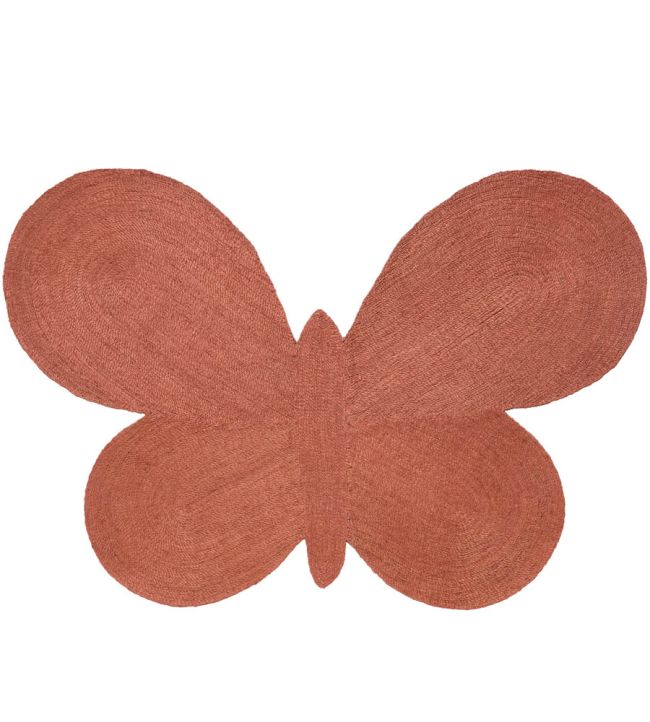 Nanimarquina Butterfly Jute rug Terracotta 01EAMBTJROJ32 Terracotta