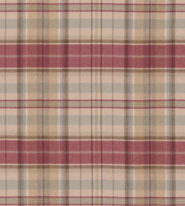 Byron Fabric by Sanderson Cherry/Biscuit