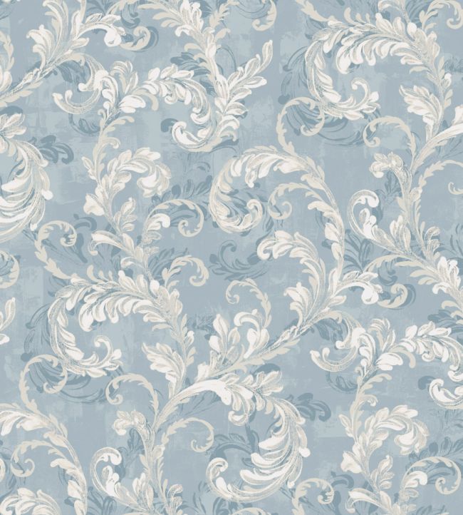 Byzantine Damask Wallpaper by Coordonne Sapphire