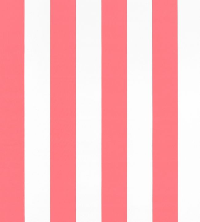 Cabana Stripe Fabric by Thibaut Coral