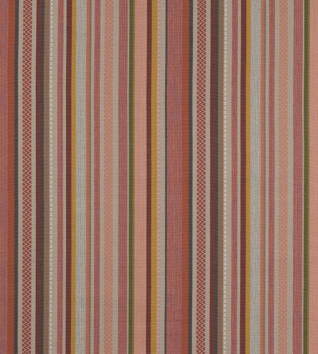 Cabrera Stripe Fabric by Jane Churchill Red