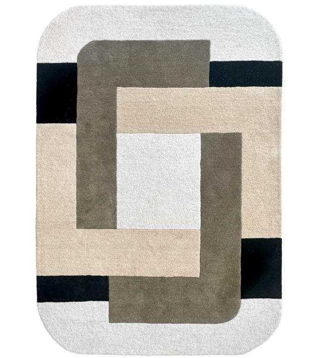 Edito Paris Cadenas rug Khaki KE-089L Khaki
