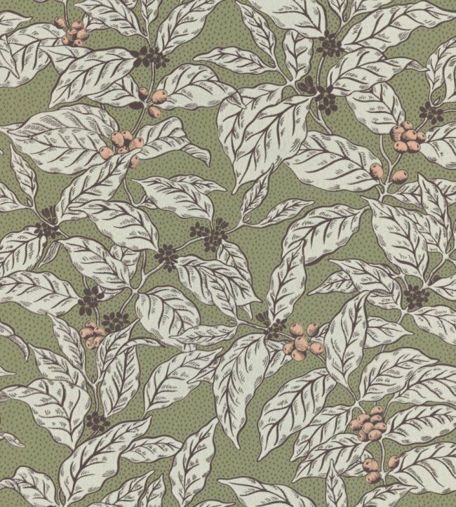 Caffeine Wallpaper by Langelid Von Bromssen Hacienda Green