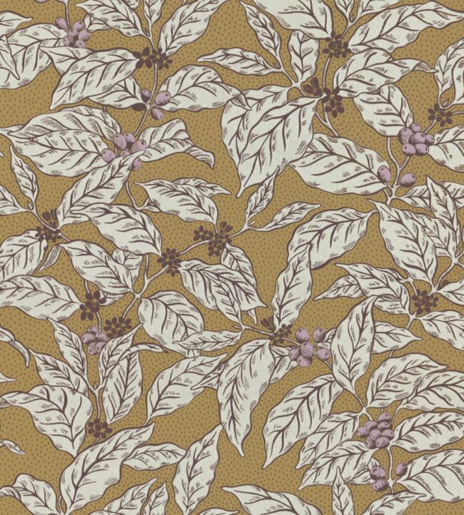 Caffeine Wallpaper by Langelid Von Bromssen Roasted Brown