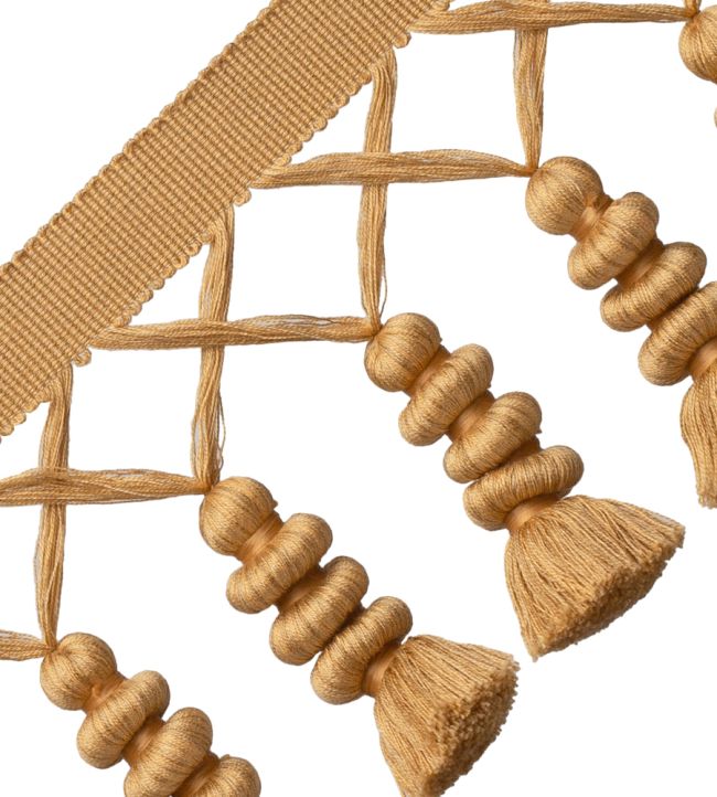 Caitlin Tassel Fringe Trimming by Samuel & Sons Amber
