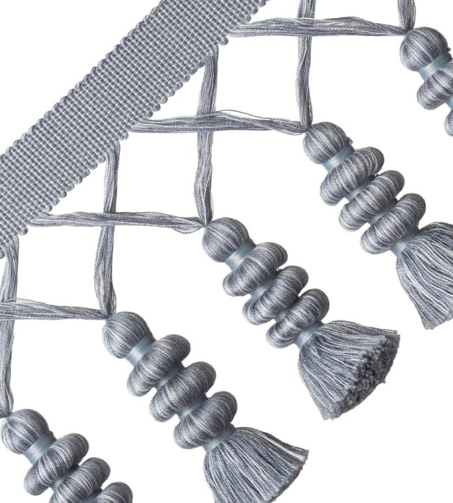 Caitlin Tassel Fringe Trimming by Samuel & Sons Heron Blue