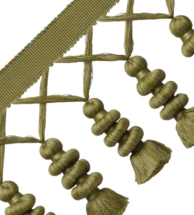 Caitlin Tassel Fringe Trimming by Samuel & Sons Olive