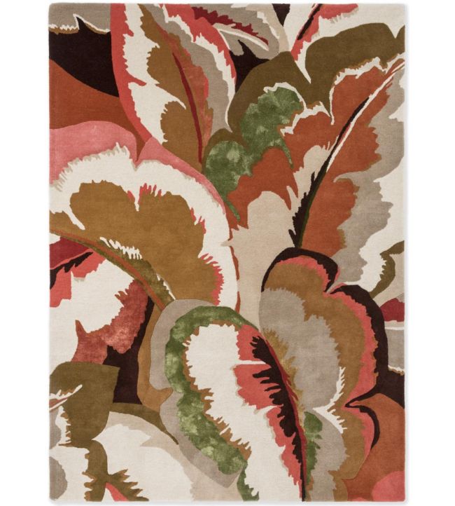 Harlequin Calathea rug Amber/Brazilian Rosewood 142907140200 Amber/Brazilian Rosewood