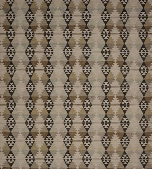Caledonia Fabric by Osborne & Little Charcoal/Linen