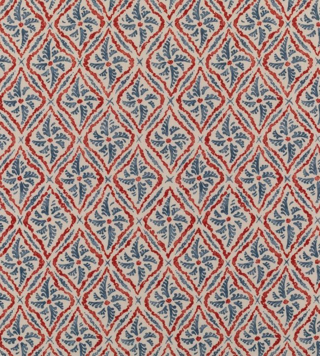 Calissons Fabric by Marvic Indigo